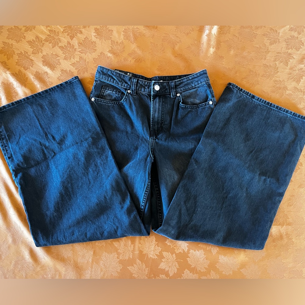 H&M Women's Relaxed Wide Leg Jean